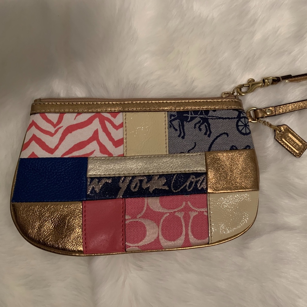 Coach Multi design wristlet
